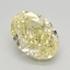 2.08 Ct. Fancy Intense Yellow Oval Lab Grown Diamond