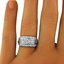 The Hudson Ring, smalltop view on a hand