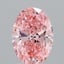 2.00 Ct. Fancy Vivid Pink Oval Lab Grown Diamond