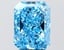 4.02 Ct. Fancy Vivid Blue Blue Radiant Lab Grown Diamond