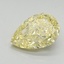 2.02 Ct. Fancy Vivid Yellow Pear Lab Grown Diamond