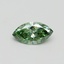0.53 Ct. Fancy Vivid Pacific Green Marquise Lab Grown Diamond
