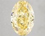 4.61 Ct. Fancy Vivid Yellow Oval Lab Grown Diamond