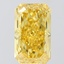 5.01 Ct. Fancy Vivid  Yellow Radiant Lab Grown Diamond