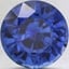 11mm Blue Round Sapphire