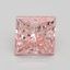 2.01 Ct. Fancy Intense Pink Princess Lab Grown Diamond
