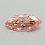 0.42 Ct. Fancy Vivid Pink Marquise Lab Grown Diamond