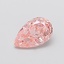 1.17 Ct. Fancy Intense  Pink Pear Lab Grown Diamond