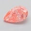 1.11 Ct. Fancy Vivid  Pink Pear Lab Grown Diamond