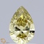 0.51 Ct. Fancy Intense  Yellow Pear Lab Grown Diamond