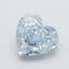 1.14 Ct. Fancy Blue Heart Lab Grown Diamond