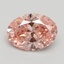 1.90 Ct. Fancy Vivid Pink Oval Lab Grown Diamond
