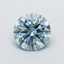 1.30 Ct. Fancy Vivid  Blue Round Lab Grown Diamond