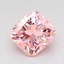 1.00 Ct. Fancy Intense Pink Cushion Lab Grown Diamond