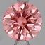 1.09 Ct. Fancy Vivid Pink Round Lab Grown Diamond