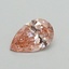 0.38 Ct. Fancy Vivid Pink Pear Lab Grown Diamond