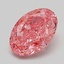 1.57 Ct. Fancy Vivid Pink Oval Lab Grown Diamond