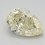 1.13 Ct. Fancy Light Yellow Pear Lab Grown Diamond