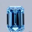 2.09 Ct. Fancy Vivid Blue Emerald Lab Grown Diamond