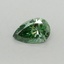 0.34 Ct. Fancy Vivid Green Pear Lab Grown Diamond