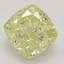 1.26 Ct. Fancy Yellow Cushion Diamond