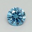 1.01 Ct. Fancy Vivid Blue Round Lab Grown Diamond