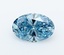 1.02 Ct. Fancy Vivid  Blue Oval Lab Grown Diamond