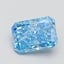 1.50 Ct. Fancy Vivid Blue Radiant Lab Grown Diamond