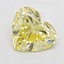 2.75 Ct. Fancy Intense Yellow Heart Lab Grown Diamond