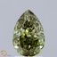 2.02 Ct. Fancy Intense Green Pear Lab Grown Diamond