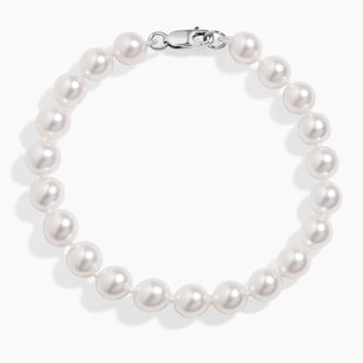 Margaret Premium Akoya Cultured Pearl Bracelet (6.5-7mm)