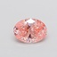 0.95 Ct. Fancy Vivid  Pink Oval Lab Grown Diamond
