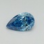 1.00 Ct. Fancy Vivid Blue Pear Lab Grown Diamond