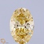 1.50 Ct. Fancy Intense  Yellow Oval Lab Grown Diamond