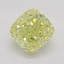 0.4 Ct. Fancy Intense Yellow Cushion Diamond