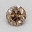 0.61 Ct. Fancy Light  Brown Round Lab Grown Diamond