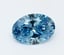 2.00 Ct. Fancy Vivid  Blue Oval Lab Grown Diamond