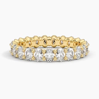 Oval Eternity Lab Diamond Ring (2 ct. tw.) in 18K Yellow Gold