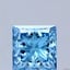 3.04 Ct. Fancy Vivid Blue Princess Lab Grown Diamond