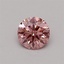 0.45 Ct. Fancy Vivid Pink Round Lab Grown Diamond