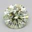 1.07 Ct. Fancy Intense Green Round Lab Grown Diamond