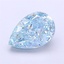 1.76 Ct. Fancy Vivid Blue Pear Lab Grown Diamond