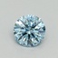 0.52 Ct. Fancy Vivid Blue Round Lab Grown Diamond