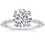 18K White Gold Marseille Half Coverage Diamond Ring (1/4 ct. tw.), smalltop view