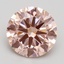 3.00 Ct. Fancy Intense Pink Round Lab Grown Diamond