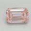 1.32 Ct. Fancy Intense Pink Emerald Lab Grown Diamond