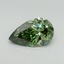 5.59 Ct. Fancy Vivid Pacific Green Pear Lab Grown Diamond