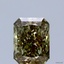 1.04 Ct. Fancy Vivid Green Radiant Lab Grown Diamond