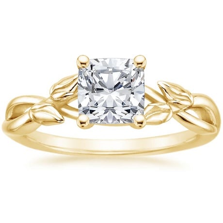 18K Yellow Gold Budding Willow Ring with Winding Willow Ring