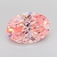 5.02 Ct. Fancy Vivid Pink Oval Lab Grown Diamond